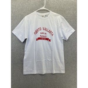 Puerto Vallarta Mexico Adults T Shirt Short Sleeve Medium Cotton Graphic Print